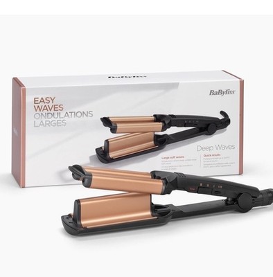 Babyliss W2447E Deep Waves Welleneisen schwarz/bronze Lockenstab