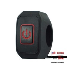 7/8" Waterproof Motorcycle Handlebar Mount Headlight Fog Light Spot Lights