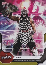 Penta 2026 Topps Now WWE Gold Foil Card #28 46/50 Cero Miedo Pentagon Jr. AAA
