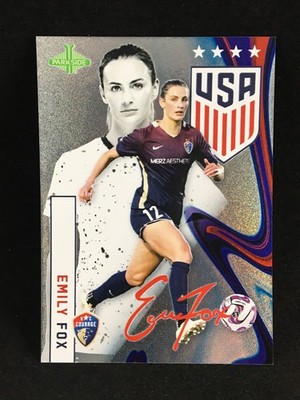 Emily Fox 2023 Parkside USWNT One Nation One Team NWSL FOIL Shimmer /124 #1