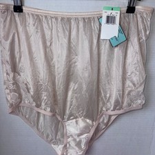 Vanity Fair Lace Nouveau Brief Women Size 8 Fawn Beige High Rise Panty 13-001