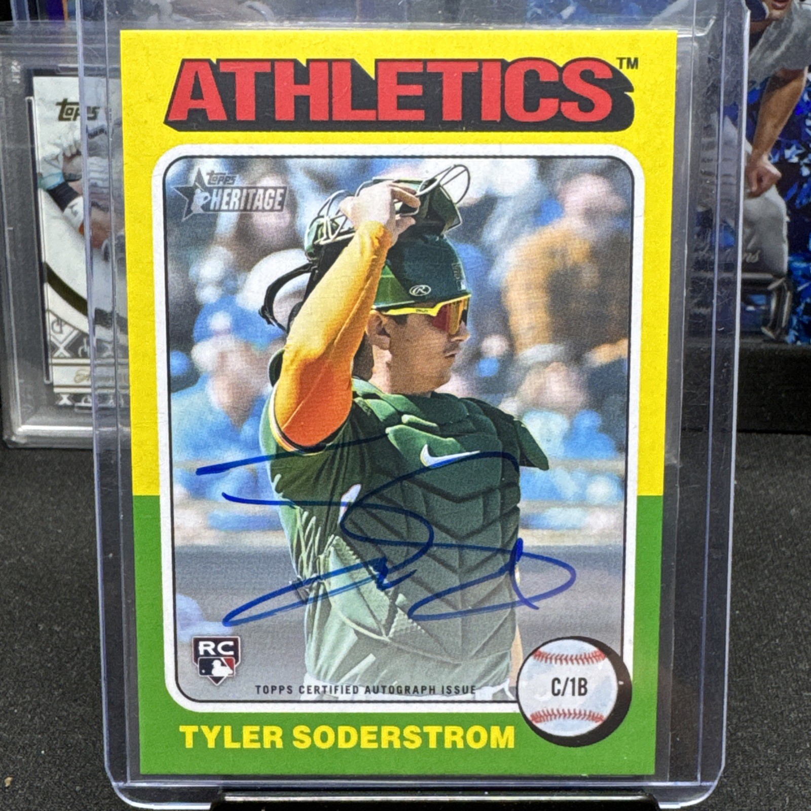 2024 Topps Heritage Tyler Soderstrom RC Auto #ROA-TSO Real One Rookie Autograph