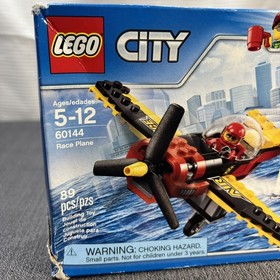 Lego City Race Plane 60144 Building Kit 89 Pcs Retired Set (Distressed Box)