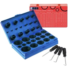 ZDBB 826 Pcs Universal Rubber O Ring Assortment Kit in Inch Standard SAE O-Ri...