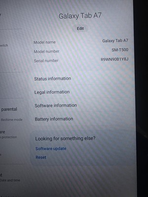 Samsung Galaxy Tab A7 SM-T500 - 32GB (Wi-Fi) 10.4 in Tablet - Gray