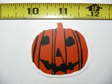 HALLOWEEN KIDS DRAWING PUMPKIN SMALL STICKER DECAL FALL SEASON DECORATION