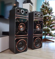 1 Paar High End HiFi Lautsprecher mit 10" Subwoofer DJP Design Standboxen!