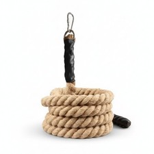 Kletterseil mit Haken Hanffarben Katzenkletterseil Decken- und Wandmontage
