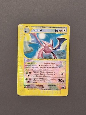 Karte Pokemon Crobat Skyridge 147/144 Eng Crystal Type