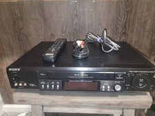 Sony SLV-799HF Hi-Fi Stereo VHS VCR w/ Remote  A/V Cables Read Description
