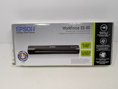 #ad Epson WorkForce ES 50 Portable Color Document Scanner Brand New $84.99