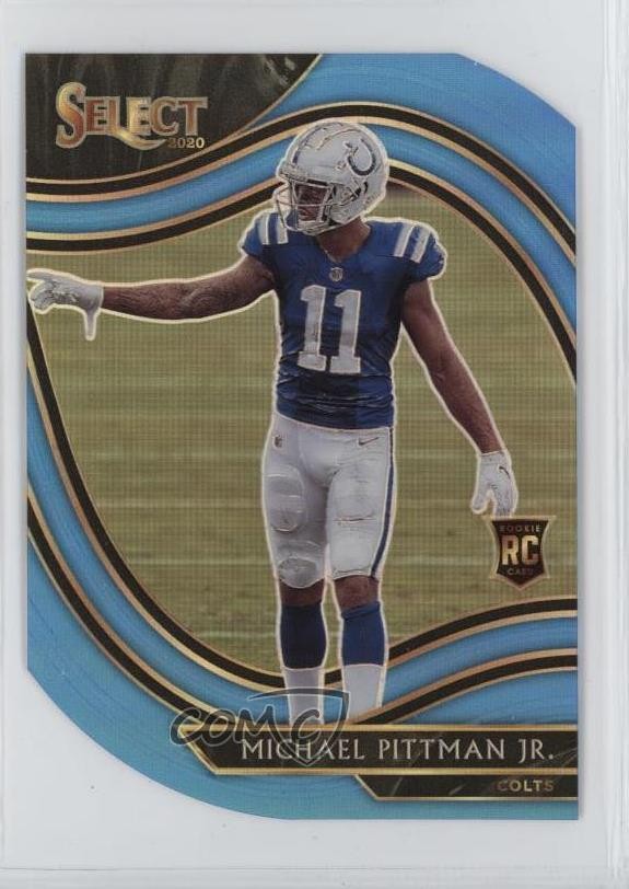 2020 Panini Select Field Level Light Blue Prizm Die-Cut Michael Pittman Jr 18uq