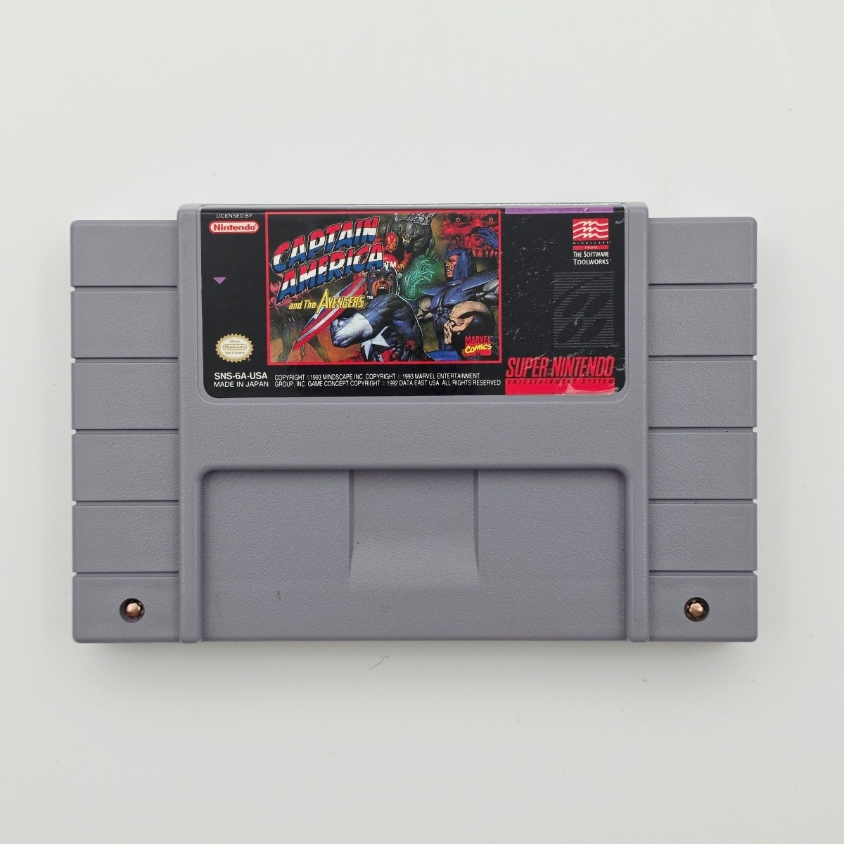 Captain America and The Avengers SNES Authentic Tested Cartridge Only