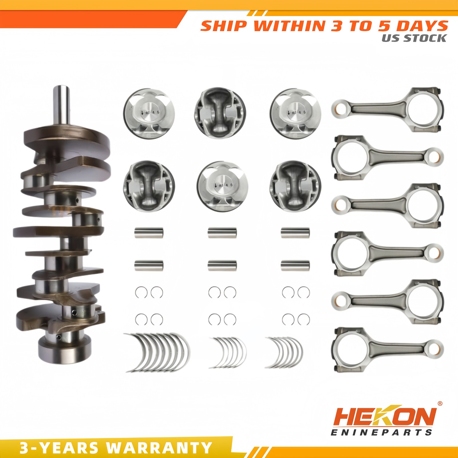 Engine Crankshaft Kit For Maserati Levante Ghibli Quattroporte 3.0L V6 323957