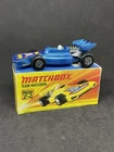 Lesney Matchbox 24 Team Matchbox Racing Car In Pre Pro Blue Restored Repro Box