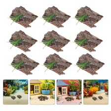 36 Pcs Natural Bark Decoration Reptile Cork Background for Terrarium Climbing