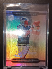 Rob Gronkowski 2010 Topps Vault 1/1 Platinum # 122 Platinum Refractor RC Rookie