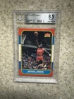 Fleer 1986-87 Michael Jordan #57 Chicago Bulls Basketball Card BGS 8.5 Graded