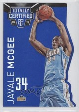 2014 Totally Certified Mirror Platinum Blue Die-Cut 53/74 JaVale McGee #63 0c3