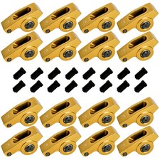 1.7 Ratio 716 In Stud Roller Rocker Arms Kit For Bbc 396 402 427 454 Aluminum