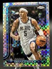 2025-26 Topps Chrome Basketball Paolo Banchero X-Fractor Refractor #140 Magic