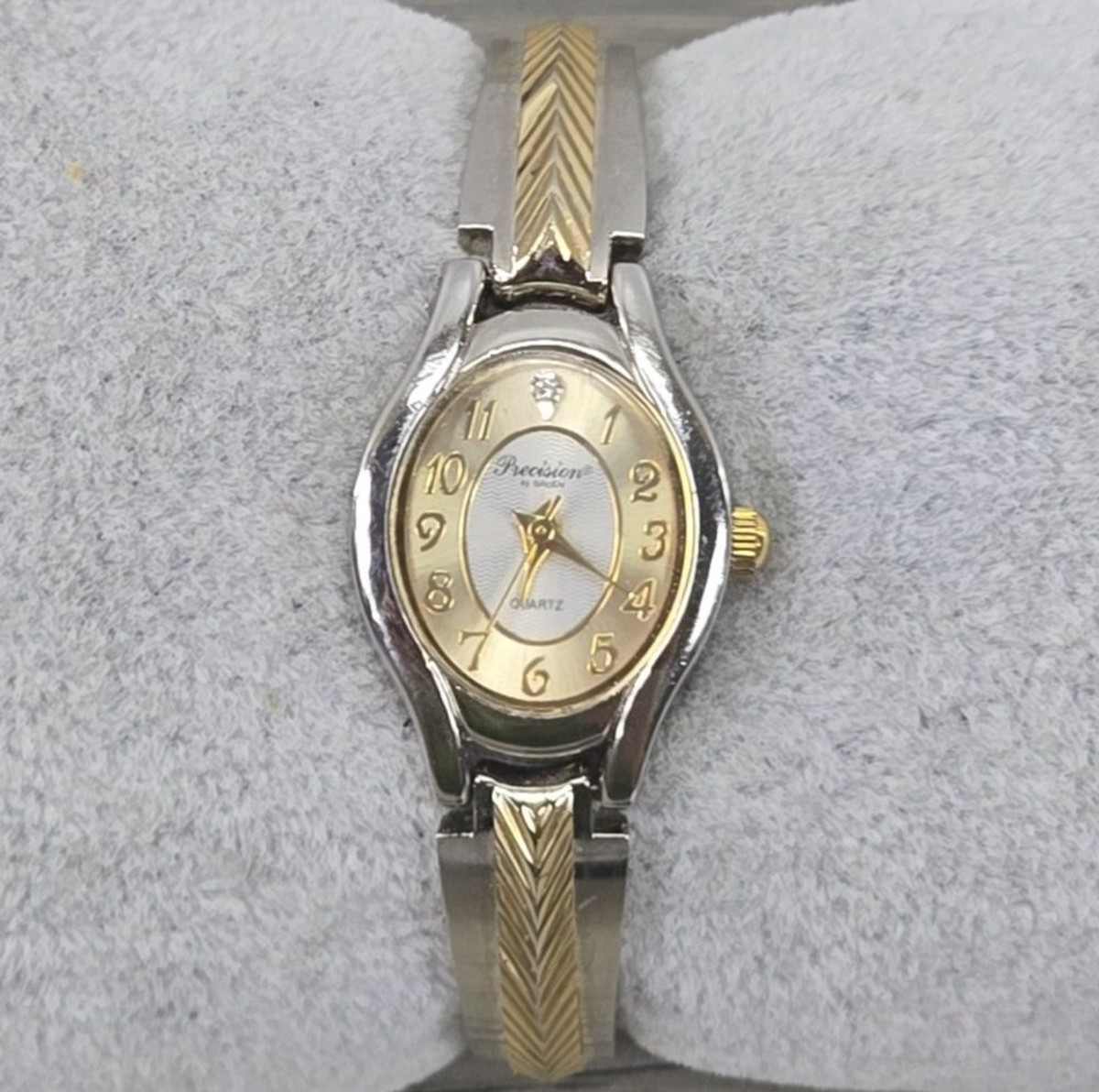 Gruen Two-Tone Gold & Silver Precision Women\'s Watch Gruen Two Tone Watch - Etsy main image 3