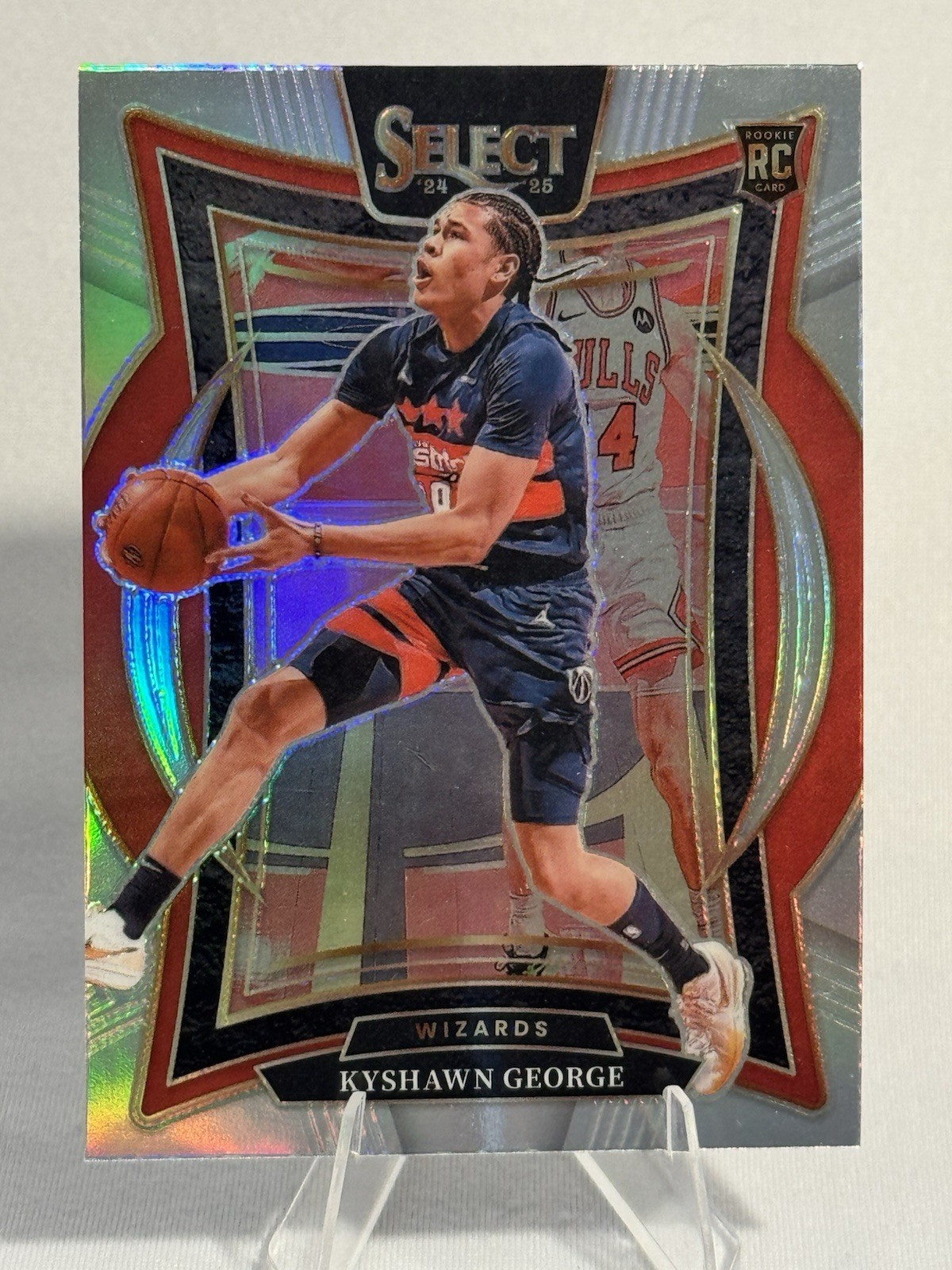 2024-25 Panini Select - Concourse Kyshawn George #85 Silver Prizm (RC)