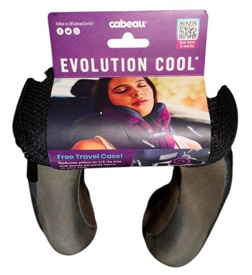 Cabeau Evolution Cool - Memory Foam Neck Pillow + Air Vents + Washable + Bag