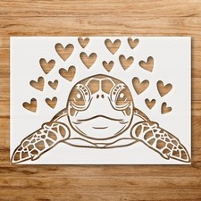 Delightful Sea Turtle DIY Crafts Stencil for Ocean - Inspired Projects - Stenci  