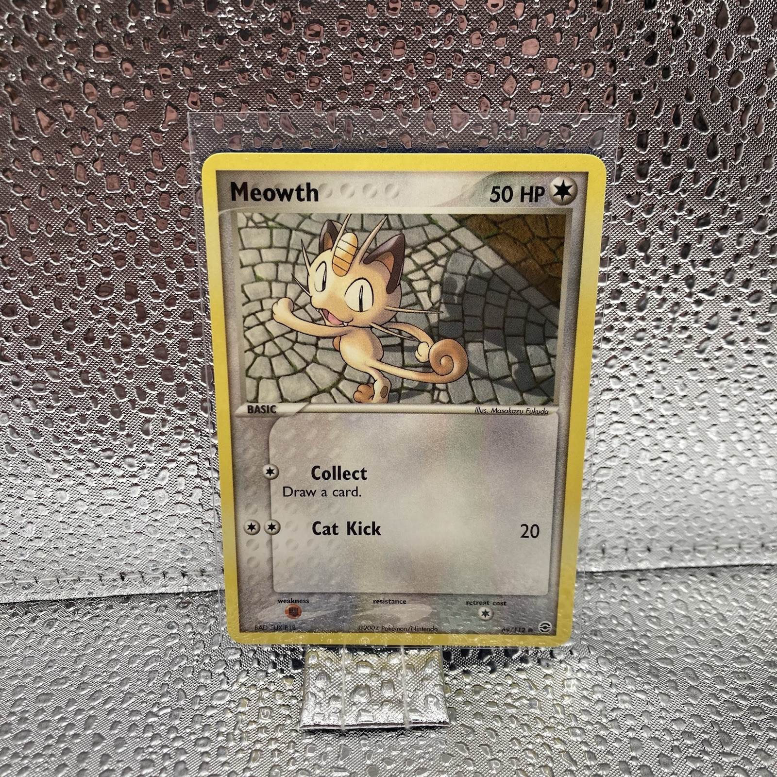 Meowth 69/112 EX FireRed & LeafGreen Pokemon Card NM