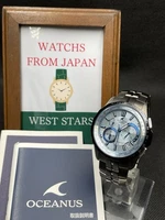 [Near Mint] CASIO OCEANUS OCW-S1400 Manta Tough Solar Men's Watch From JAPAN