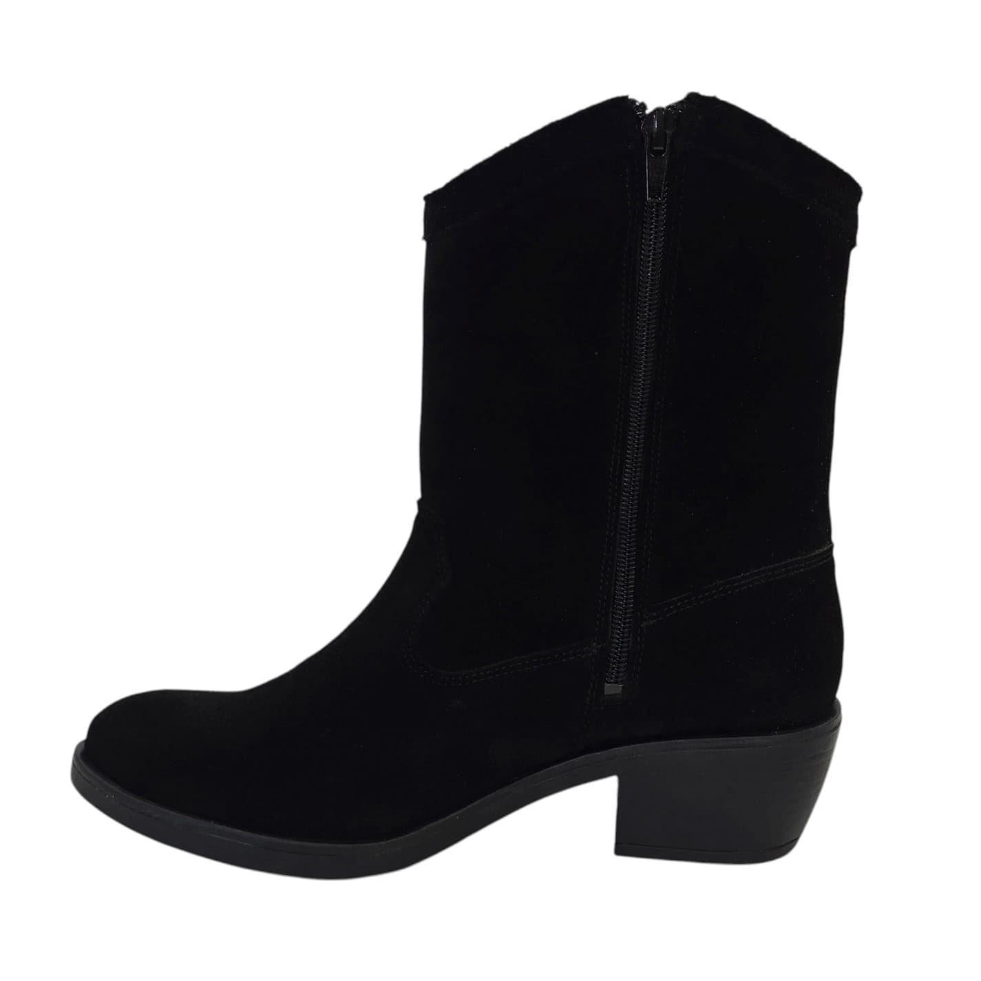 Jack Wills Womens/Ladies Dalida Suede Block Heel Western Boo  GT33003 image 3