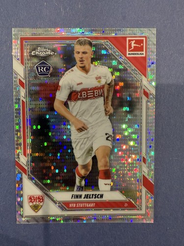 Topps Chrome Bundesliga Finn Jeltsch #93 Refractor Rookie VfB Stuttgart