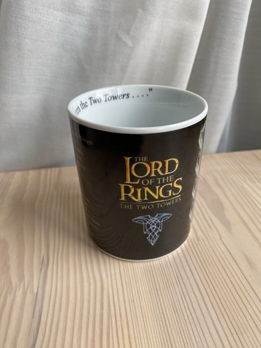 2 x Lord Of The Rings Collectible Mugs Legolas Frodo New Line Cinema 2002 - Picture 10 of 16