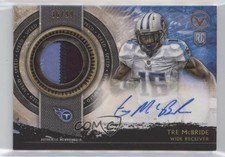2015 Topps Valor of Honor Speed 36/99 Tre McBride #SHA-TMB Patch Auto Shield 0lm
