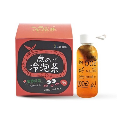 FONMING TEA Cold Brew Oolong & Black/Green Tea   Honey Flavor, Low Caffeine