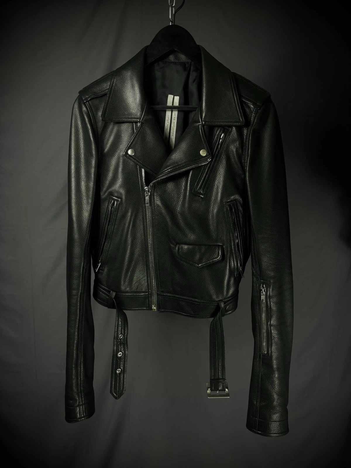 RICK OWENS SS21 PHLEGETHON LUKE STOOGES LEATHER JACKET image 2