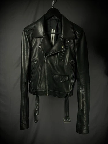 RICK OWENS SS21 PHLEGETHON LUKE STOOGES LEATHER JACKET image 2