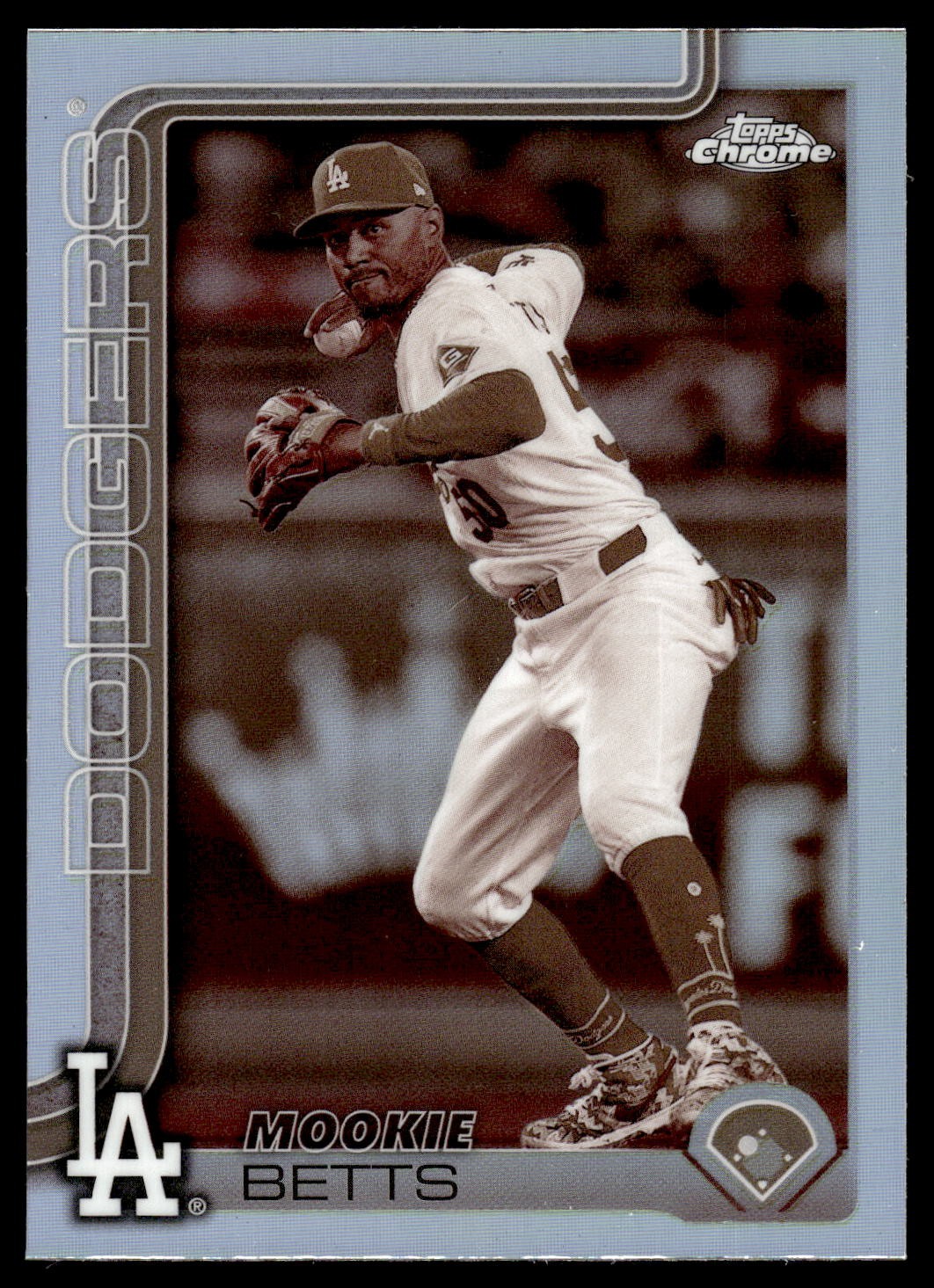 2025 Topps Chrome #50 Mookie Betts Sepia Refractors