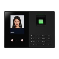Time Attendance Face Recognition Time Clock Support Fingerprint Password Palm...