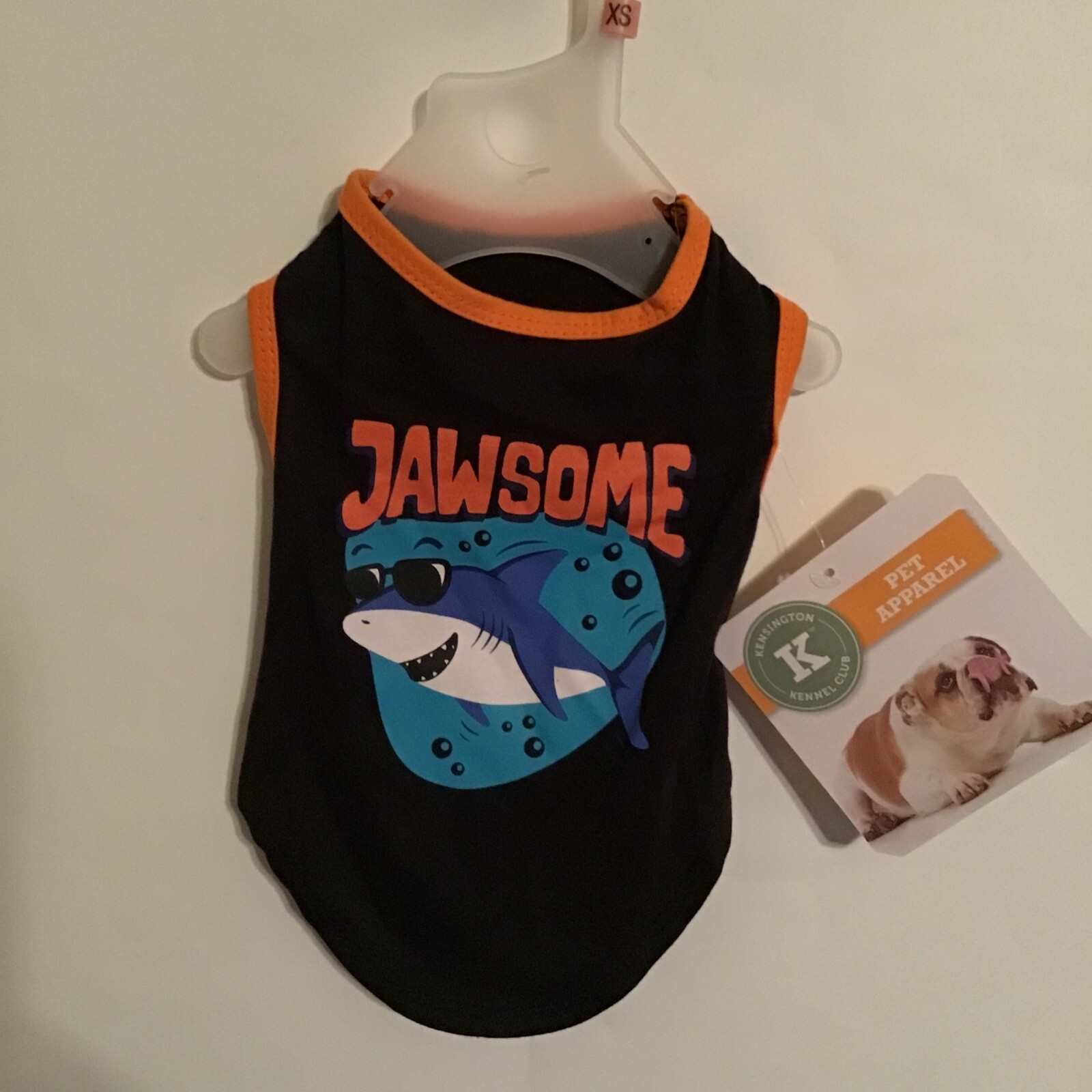 Kensington Kennel Club Jawsome Black Multicolor TShirt Size XSmall