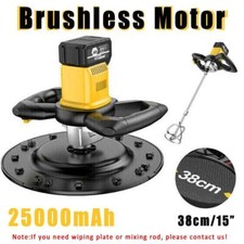 38CM Mixer Electric Rechargeable Concrete Mortar Trowel Masons Polishing Machine