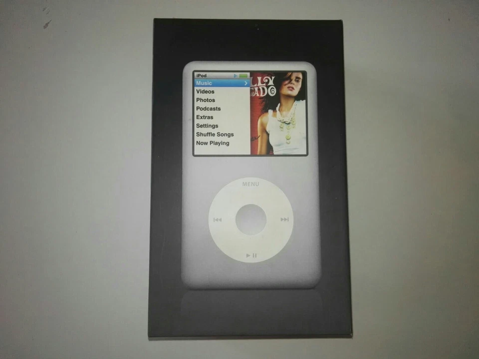 Apple iPod Classic A1238 160GB Silver 6th Gen (MB145LL/A) 15540 songs RARE - Imagen 2 de 4