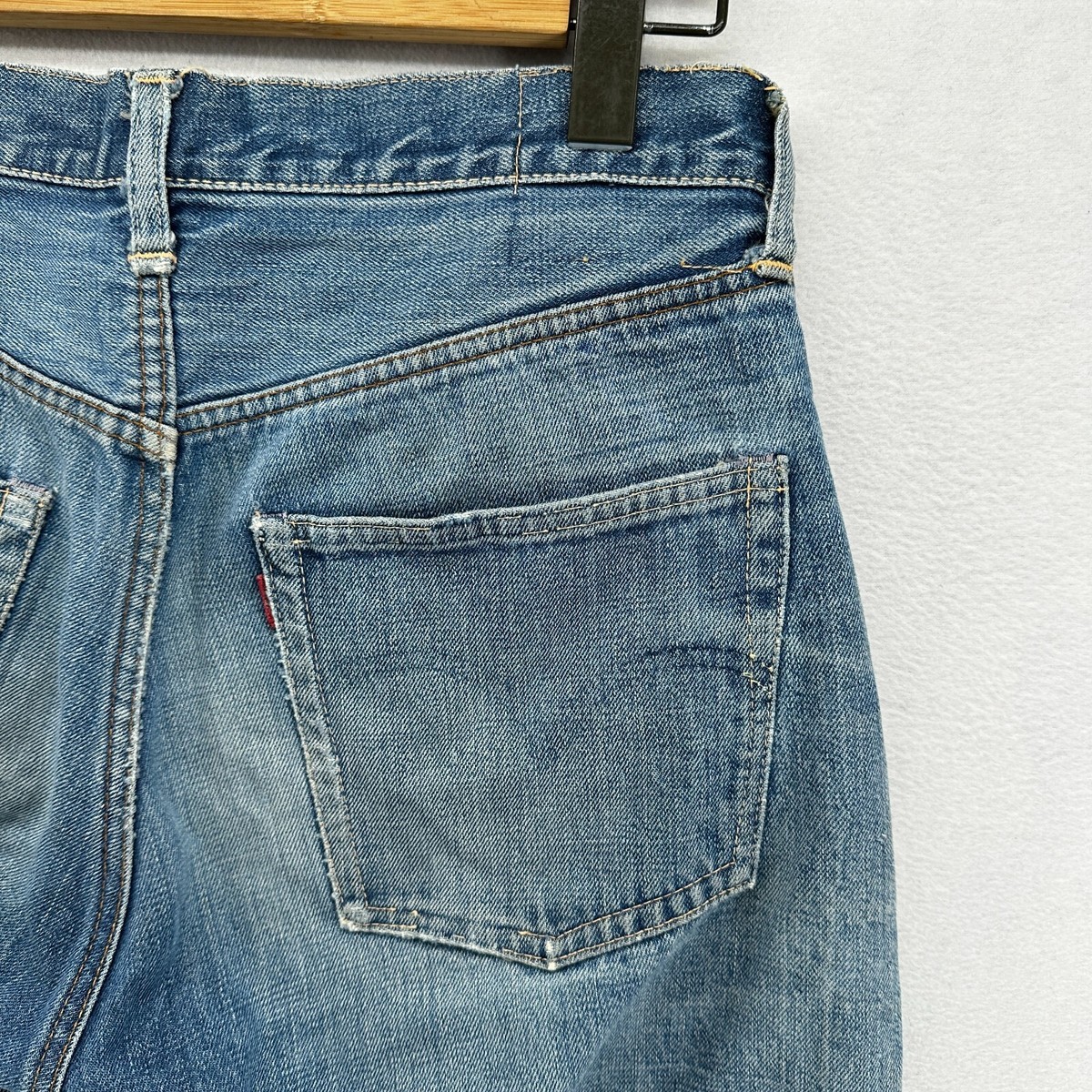 60s BIGE 後期　リーバイス 501 usa製 ヴィンテージ　ボタン4 Levi's リーバイス 70s VINTAGE 501 BIG E後期型 ボタン裏6 赤耳