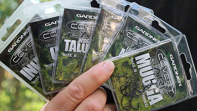 Gardner Dark Covert Wide Gape Talon Tip Barbless Szakáll Nélküli Horog - Foto 7