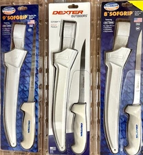 Dexter Russell Sofgrip Combo Hunting Fish Knife Kits w/Case-Sheath..You Pick New