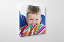 Personalisierte Fotoleinwand Ihre Familie Druck gerahmt fertig zum Aufhängen Wandbild Geschenk