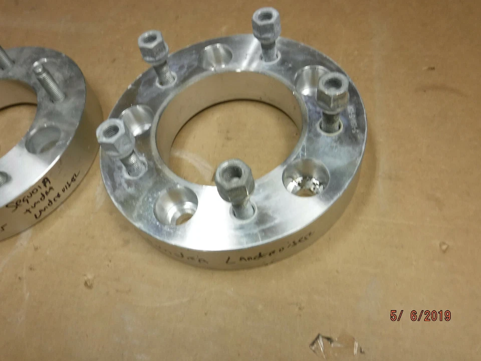 2 ESPACIADORES DE RUEDA TUNDRA 5 en 150 mm 1-1/2"" de espesor landcruiser lexus toyota sequoia Foto 2 de 4