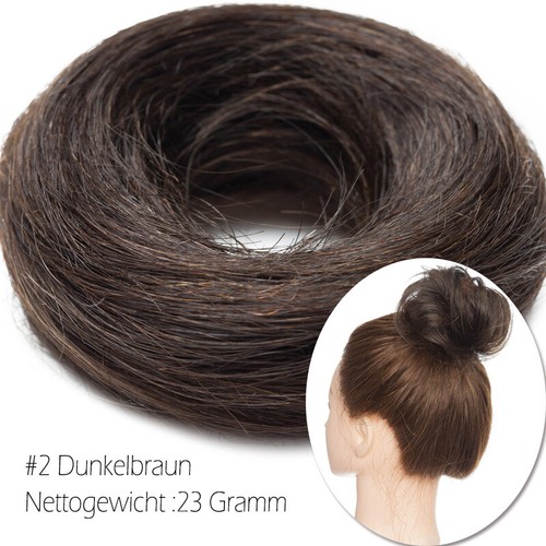 US Messy Bun Scrunchie Hair Extensions Wavy THICK Ponytail Real 100% Human Hair - Picture 28 of 38