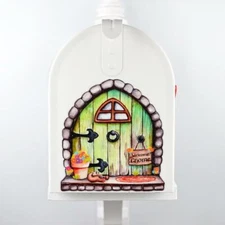 Mailbox Magnet (Partial Cover) Gnome Door Spring Daisies Better than a Decal!